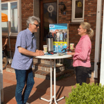 Stand der WgO - 13.05.2023 vor Fleischerei Siemsen